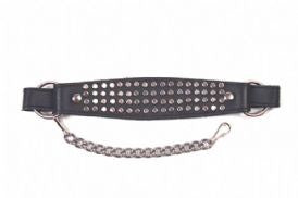 Almax Black Leather w/ Nail Heads