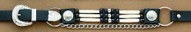 Boot Bracelet Bone w/ Beads